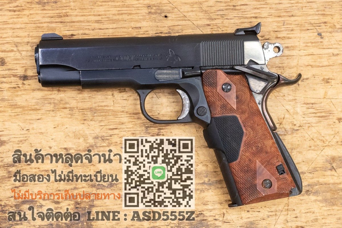 Ironhead1989's tweet photo. COLT COMBAT 1911 สภาพ 80%

2 4. 5 0 0 มีลูกแถม

-ตัวเปล่าไม่มีทะเบียน 
-สภาพก่อนเก็บงาน ถ่ายจากตัวจริง

ID LINE : ADS555Z (ตัวพิมพ์เล็ก) หรือคลิ้ก https://t.co/geov0na9KA

#ปืนเถื่อน #ปืนไม่มีทะเบียน #ปืนมือสอง #ปืนหักลำ #ปืนสวยๆ #ปืนของแท้ #ปืนหลุดจำนำ https://t.co/DYpZng6uNE