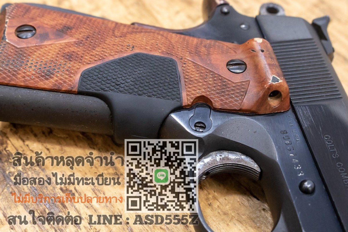 Ironhead1989's tweet photo. COLT COMBAT 1911 สภาพ 80%

2 4. 5 0 0 มีลูกแถม

-ตัวเปล่าไม่มีทะเบียน 
-สภาพก่อนเก็บงาน ถ่ายจากตัวจริง

ID LINE : ADS555Z (ตัวพิมพ์เล็ก) หรือคลิ้ก https://t.co/geov0na9KA

#ปืนเถื่อน #ปืนไม่มีทะเบียน #ปืนมือสอง #ปืนหักลำ #ปืนสวยๆ #ปืนของแท้ #ปืนหลุดจำนำ https://t.co/DYpZng6uNE