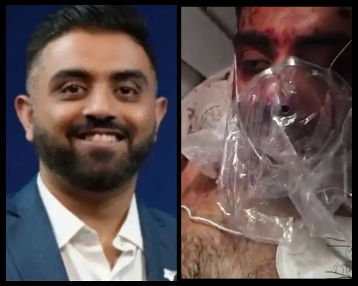 OsintTV's tweet photo. 📍🇮🇳✈️ Bravery at 35,000 feet. 

Indian Captain Smit Machchar reportedly suffered critical injuries after his Omani co-pilot allegedly attacked him during the FlyDubai flight from Dubai to Tel Aviv.

Despite being injured, Captain Machchar continued to act to protect the passengers and bring the aircraft safely through the crisis.

Salute to his courage and presence of mind.