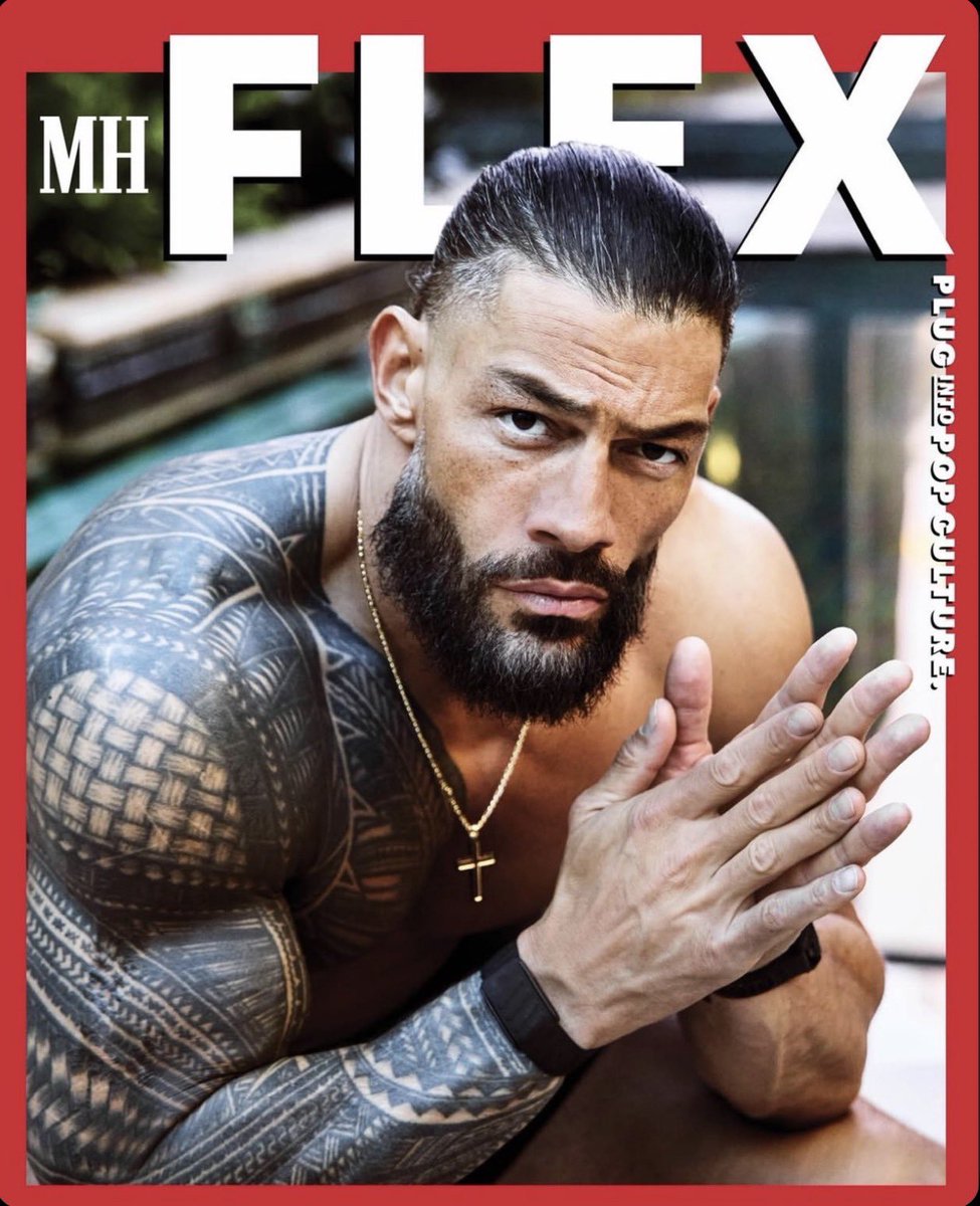 EliteClubS0B's tweet photo. WWE World Champion Roman Reigns is on the cover of the latest edition of Men’s Health magazine. https://t.co/b8F7uya0Yd