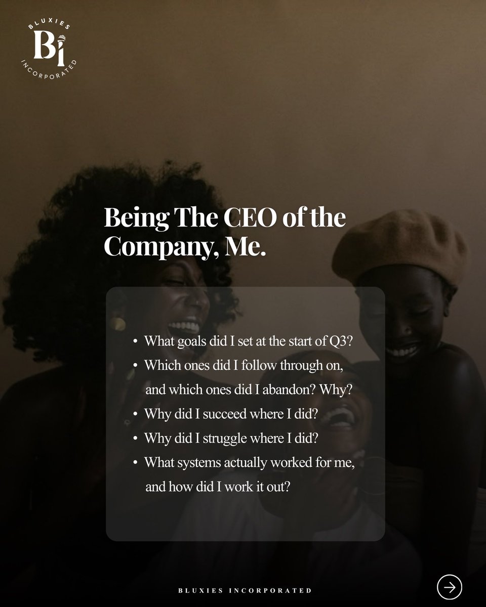 BluxiesInc's tweet photo. Q3 is almost over. Before you rush into October, pause.

What worked? What didn’t? What surprised you? What do you want to carry forward, and what are you ready to leave behind?

Our Q3 journaling prompts are here for the honest check-in. 📝 https://t.co/QygUdDRsNX