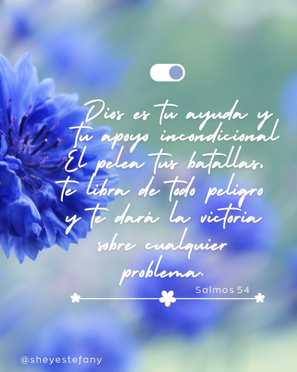 SheyEstefany's tweet photo. 📚 Salmos 54

🛡️ Él no solo escucha tu oración en los momentos de angustia, sino que promete darte la victoria, librarte de toda angustia y transformar tus batallas en motivos para alabar su bondad. 

#diosesmirefugio #feactiva #Dios #refugio https://t.co/OnrzagLqT6