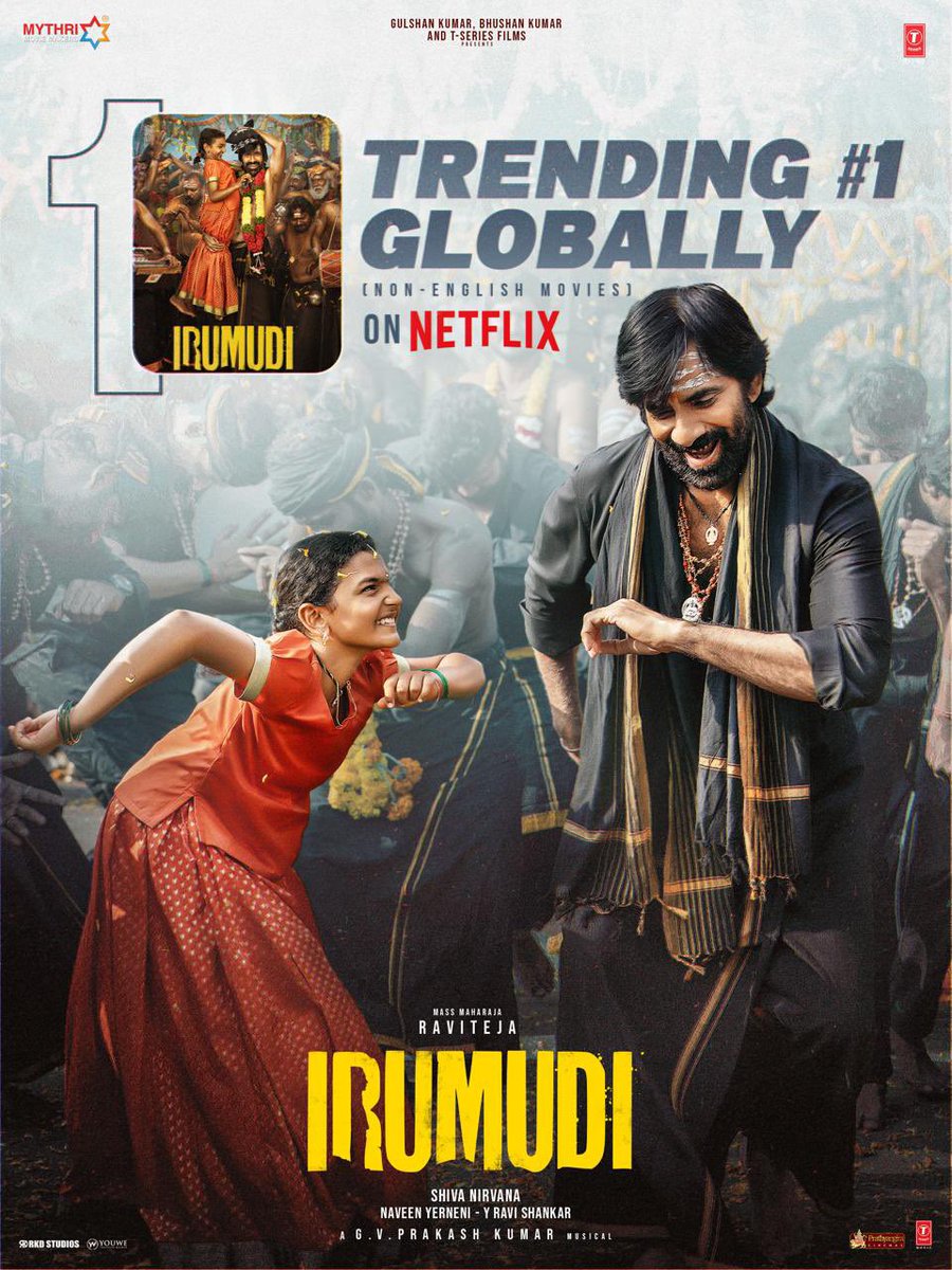 rajeshmanne1's tweet photo. #Irumudi థియేటర్స్ లోనే కాదు… OTT లో ర్యాంపేజ్ చూపిస్తుంది. 

Trending #1 Globally 💥 https://t.co/9nQFjNmdiw