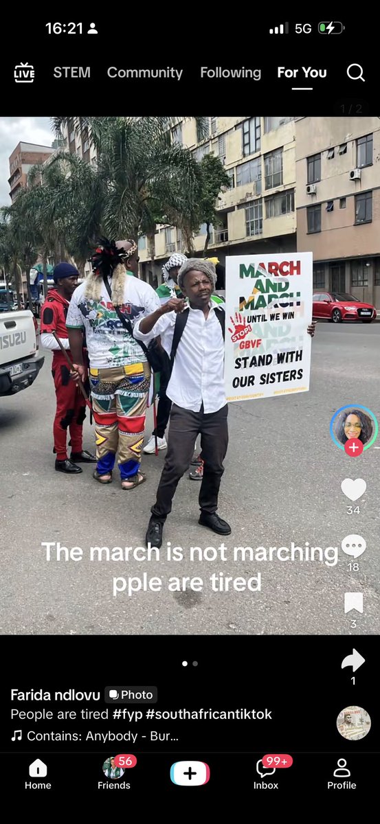 JacintaNgobese's tweet photo. You talk, we do… ✊🏻✊🏻🇿🇦🇿🇦 Until we win https://t.co/i5giGf7d3S
