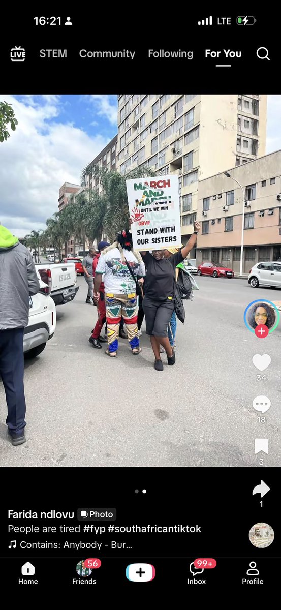 JacintaNgobese's tweet photo. You talk, we do… ✊🏻✊🏻🇿🇦🇿🇦 Until we win https://t.co/i5giGf7d3S