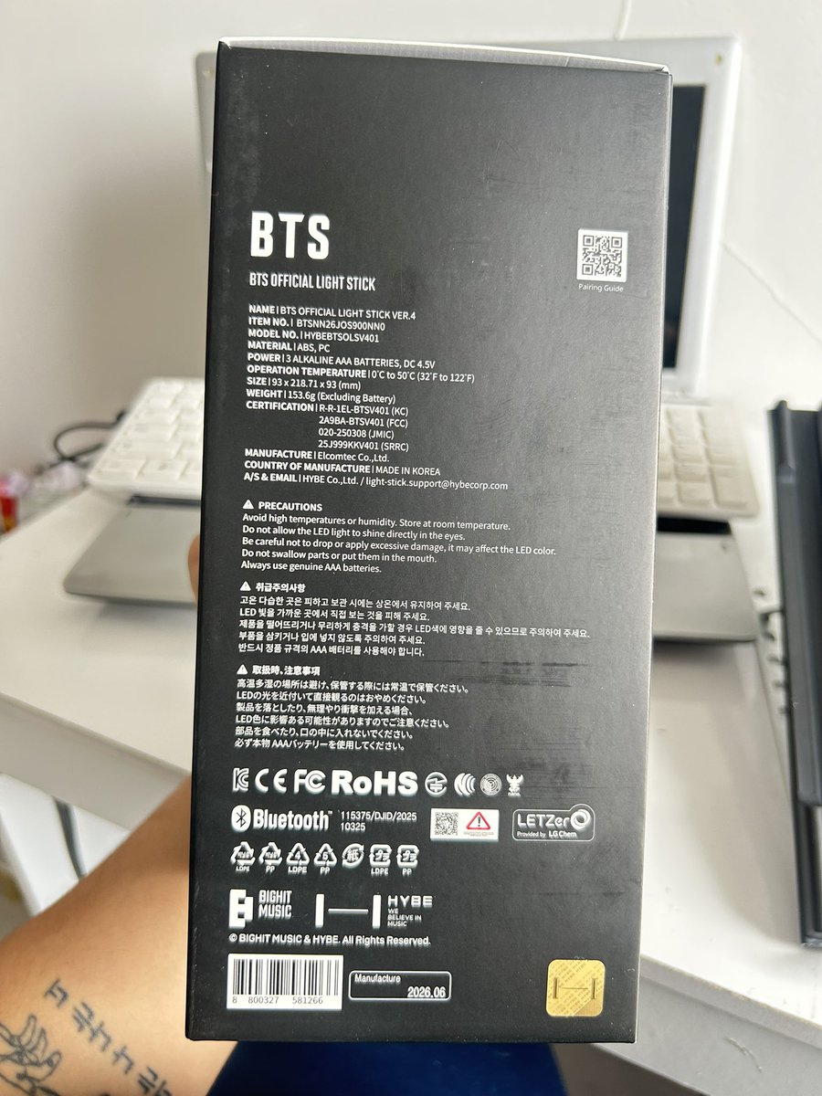 chanbinmi's tweet photo. VENDO/VENDA ARMY BOMB VER. 4 - Oficial 

📌Pronta Entrega 
R$700,00 à vista 
📍Posso entregar no dia do show dia 28 ou 30 ou posso fazer o envio. 
Motivo da venda: comprei duas. https://t.co/qkrFFcKurx