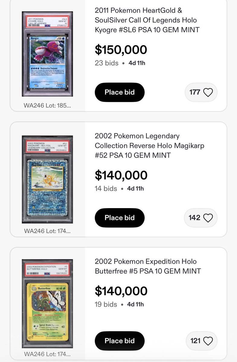KabutoKing_'s tweet photo. What happens when the kids who loved Pokemon grow up and make real money?

This. We don’t want Picasso. We don’t want rental properties. We want a pop 1 Houndoom. 

This will only continue over the next 20 years as millennials age into wealth. https://t.co/9qmfRwjoH7