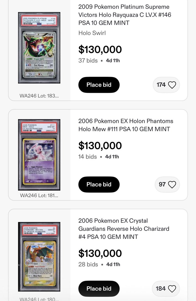 KabutoKing_'s tweet photo. What happens when the kids who loved Pokemon grow up and make real money?

This. We don’t want Picasso. We don’t want rental properties. We want a pop 1 Houndoom. 

This will only continue over the next 20 years as millennials age into wealth. https://t.co/9qmfRwjoH7