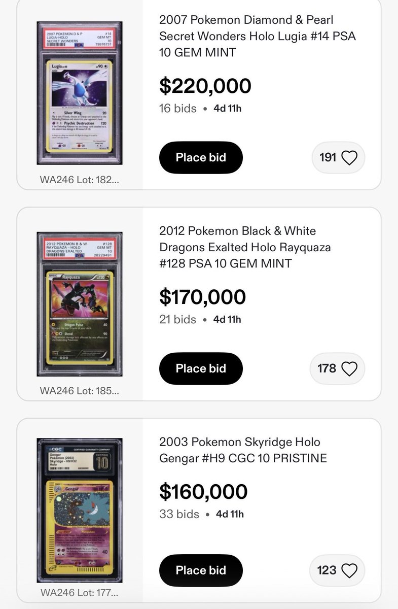 KabutoKing_'s tweet photo. What happens when the kids who loved Pokemon grow up and make real money?

This. We don’t want Picasso. We don’t want rental properties. We want a pop 1 Houndoom. 

This will only continue over the next 20 years as millennials age into wealth. https://t.co/9qmfRwjoH7