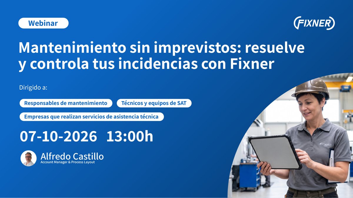 fixner_com's tweet photo. 📦 Tienes pedidos pendientes, albaranes sin revisar o facturas difíciles de relacionar?

En este webinar veremos cómo gestionar en Fixner todo el circuito de compras:
✅ Pedidos
✅ Albaranes
✅ Facturas
✅ Seguimiento

📅 7 de octubre - 13:00h
👉 Apúntate: https://t.co/ewCFYrDQEv https://t.co/YWaTB4xcfb