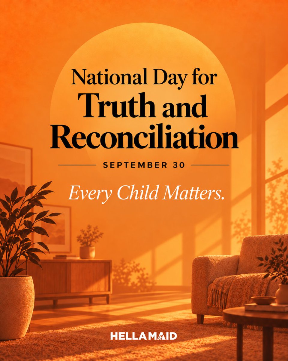 hellamaid's tweet photo. On this National Day for Truth and Reconciliation, we honour Indigenous Survivors, families, and communities across Canada.

#NationalDayForTruthAndReconciliation #EveryChildMatters #Hellamaid https://t.co/SApcqjUo7X