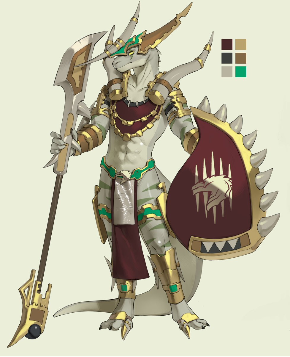 Faust_Seargit's tweet photo. @Aust372 Hope you like my lizard lad. https://t.co/XR0v0Dq4XG
