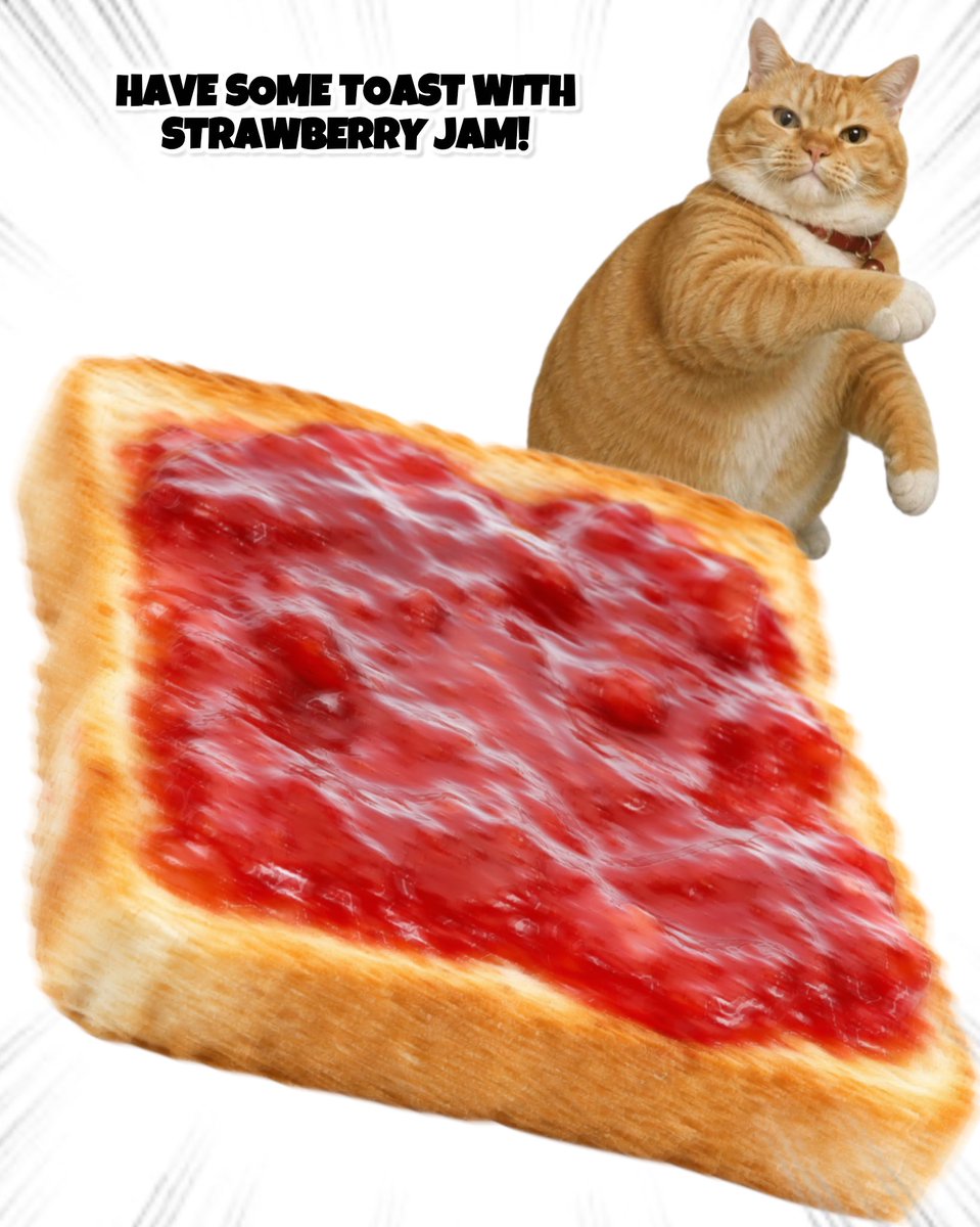 ThrowingObjects's tweet photo. Have some Toast with Strawberry Jam! https://t.co/0hRwitm9Xz