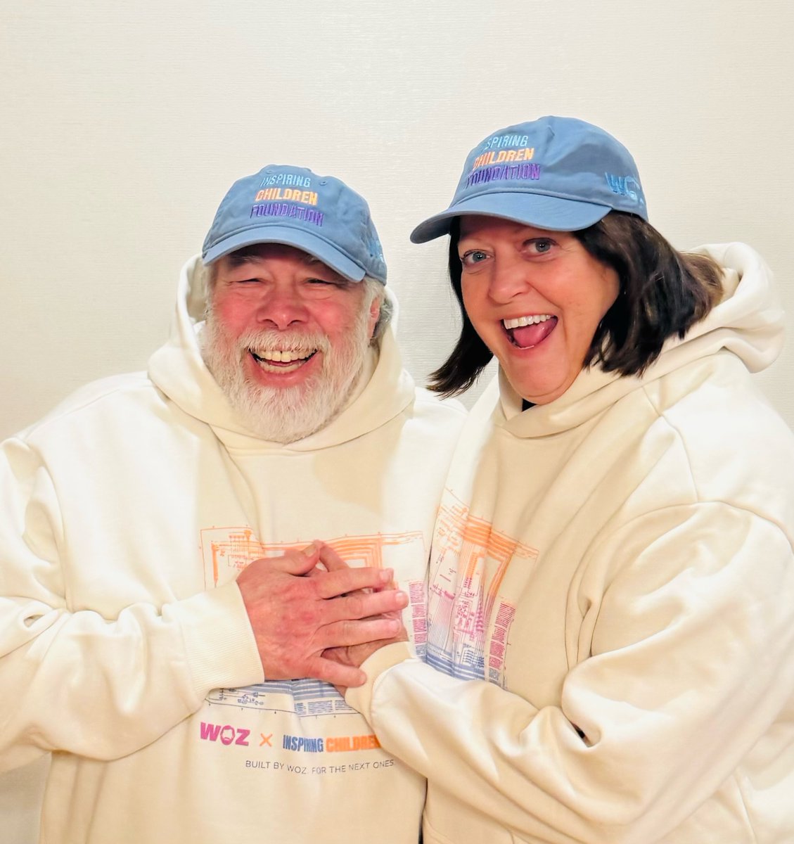 stevewoz's tweet photo. It’s been 50 years since I built the Apple I. We’re
sharing a little of that history to help Inspiring
Children Foundation, a cause Janet and I care about
very much. This collection is limited to 3,000
garments.

https://t.co/1rFkJizG3L https://t.co/wK5deBTEqq