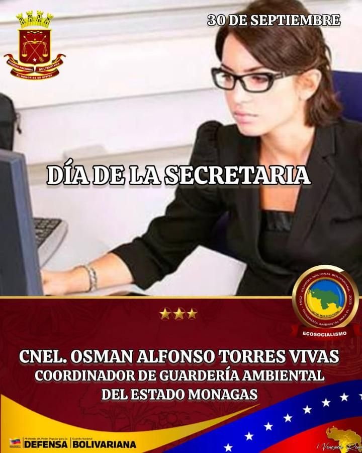 cega_monagas's tweet photo. #30SEP2026. En Venezuela, el Día de la Secretaria se celebra cada 30 de septiembre.Reconocer el trabajo, la organización y el apoyo fundamental que brindan las secretarias, asistentes y el personal administrativo en oficinas públicas y privadas. https://t.co/nJ24Et8U5I