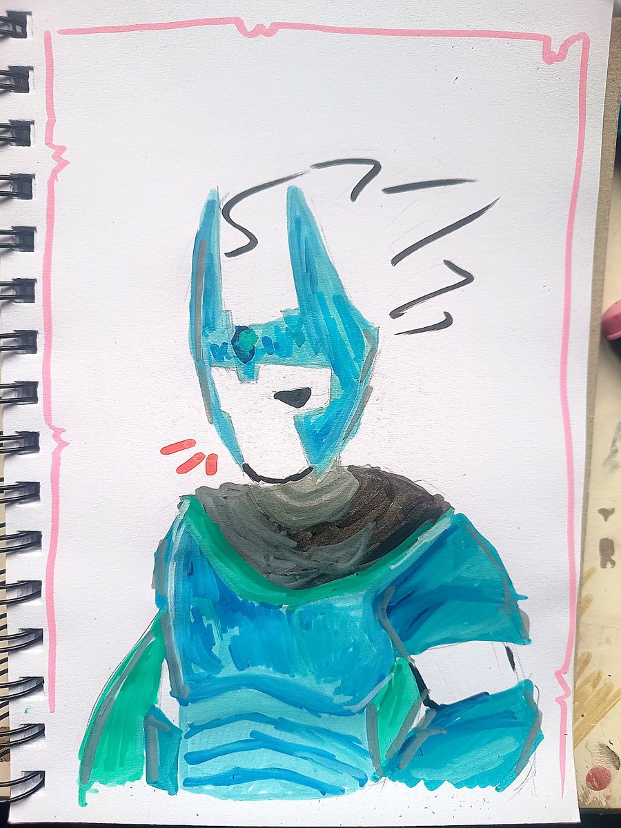 Th3_M4chine3008's tweet photo. Farfadox con colores invertidos, no dibujo mucho en tradicional, no uso marcadores MUCHO MENOS dibujo con colores invertidos así q esto fue medio nuevo para mí skjsjsjsj #farfadoxfanart #cubiart https://t.co/yhjl8MNyHd