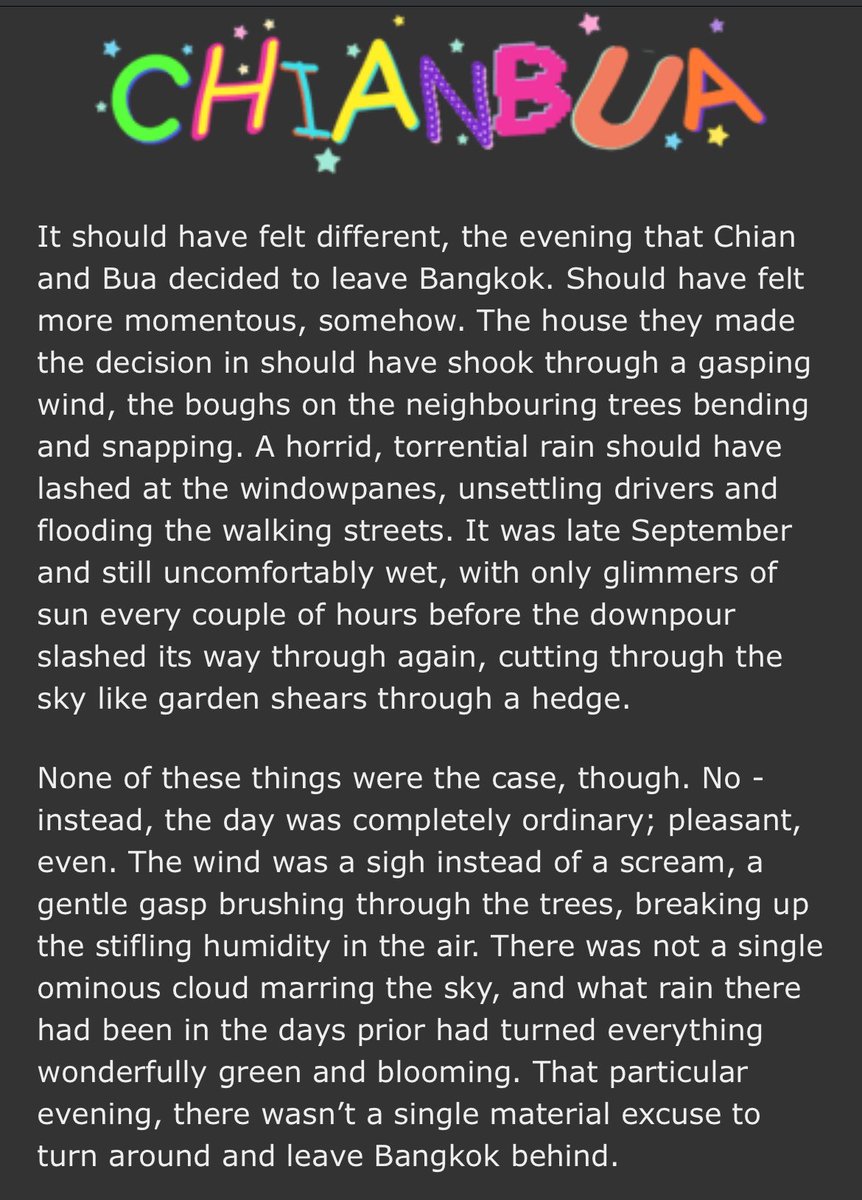 hotlemonnteaa's tweet photo. I needed to get this AU out of my brain! I will be updating this over the next month or so, but we’re starting off with chapter 1: CHIANBUA ✨ I hope everyone will like my interpretation￼❤️

(thanku for asking for tags!)
@cherrimiles @centryul @catngels

https://t.co/i7m5vOCNe6 https://t.co/jeQgc6m9HP