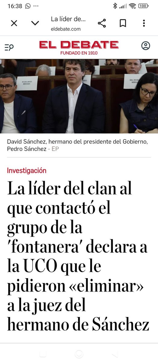APOLITICOSPAIN's tweet photo. @josemariaolmo Juntemos todas las  noticias de todos los medios está siendo un gran trabajo de todos ellos.
El Clan de Los Rochos se lo ratifica a la UCO .
👏 https://t.co/S3zRUJkm4u