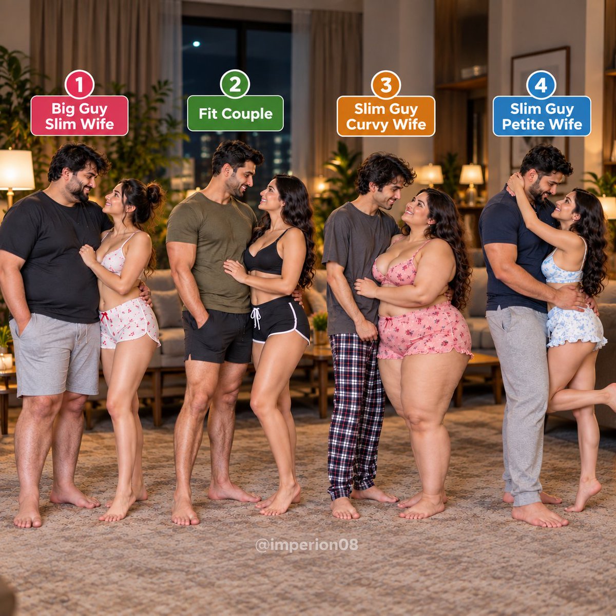 Imperion08's tweet photo. Which couple do you think is most likely to have the strongest intimacy, most stable, and long-lasting relationship? 👀 https://t.co/kltley7CxT