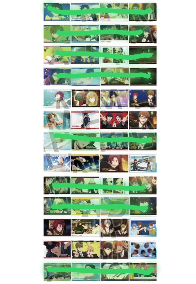 karotetu's tweet photo. 【交換】Free! ブロマイドコレクション　Ending Scene

譲⇒画像1～3

求⇒画像4 

コンプ目的のため、4枚纏めて交換していただける方のみ。
都内手渡し可能です。 https://t.co/6pRIQdHlrO