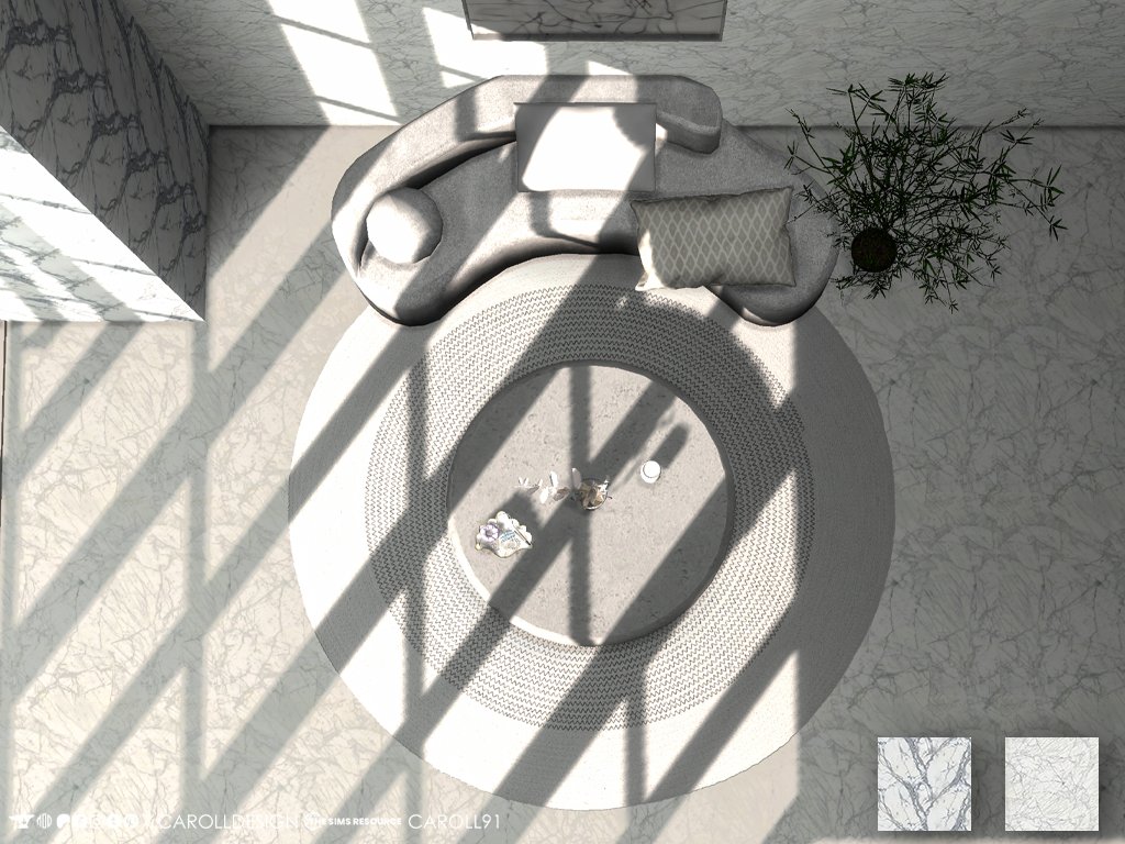 CarollDesign's tweet photo. Marmo Bianco Build set 🤍

Download it here ⤵️

➡️ Wall: https://t.co/yrHYvLCi2S
➡️ Floor: https://t.co/f4W8KqXR45

#TheSims4 #TheSims #Sims https://t.co/NbtPYheh38