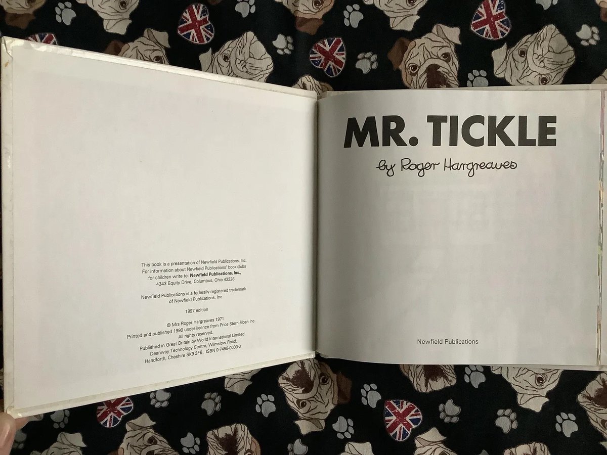 WatsonsVintage's tweet photo. RARE Vintage 1997 'Mr Tickle' Hardback book by Roger Hargreaves - First Book in the Mr. Men Series - Fun and Nostalgic Picture Book Gift https://t.co/ZQXgIZIpSc via @Etsy #VintageBooks #MrMen #MrTickle #RogerHargreaves #1997Gift #90sNostalgia #PictureBooks https://t.co/uQKn5U31Ax