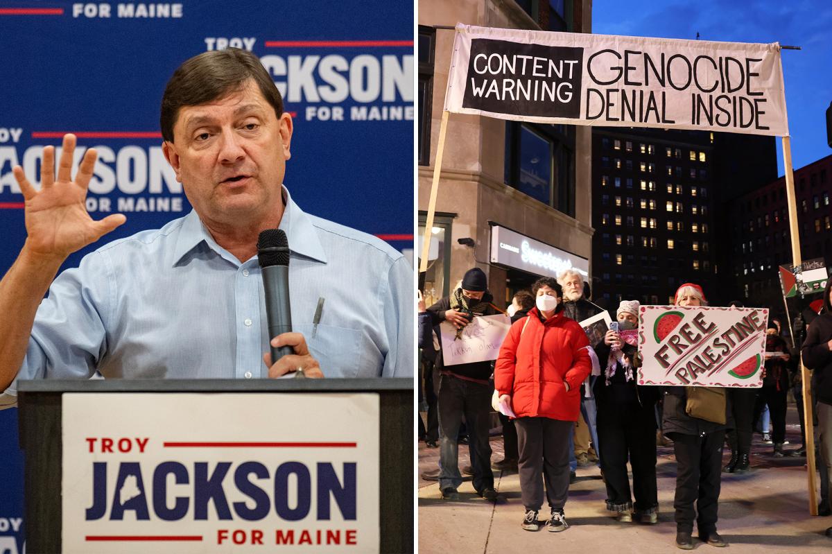 nypost's tweet photo. Troy Jackson claims Maine Jews won't call Gaza war a genocide 'only because they're Jewish' https://t.co/IyqOP7sENS https://t.co/4Z1yqJ5BtO