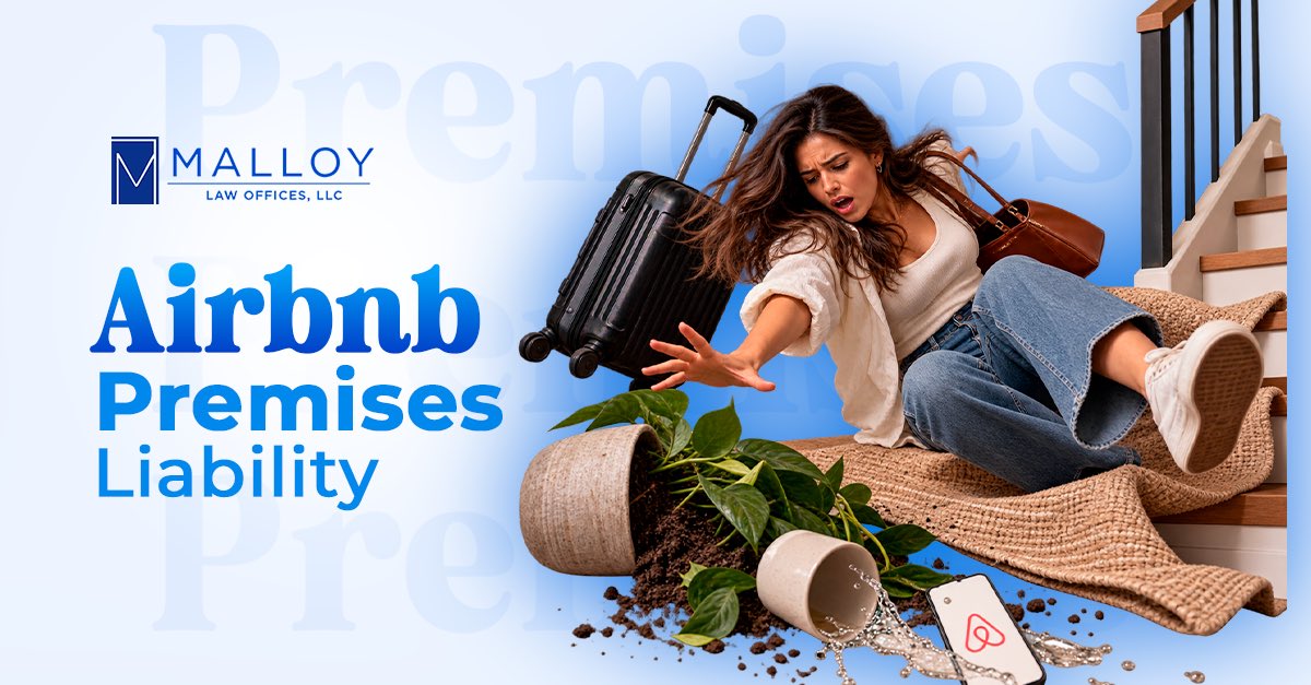MalloyLawLLC's tweet photo. Injured at an Airbnb? A loose stair or slippery floor can raise questions about who knew of the hazard and who may be responsible. 

We break it down here: https://t.co/7B9OsR5j4X #AirbnbSafety https://t.co/u6BHmBLQOo
