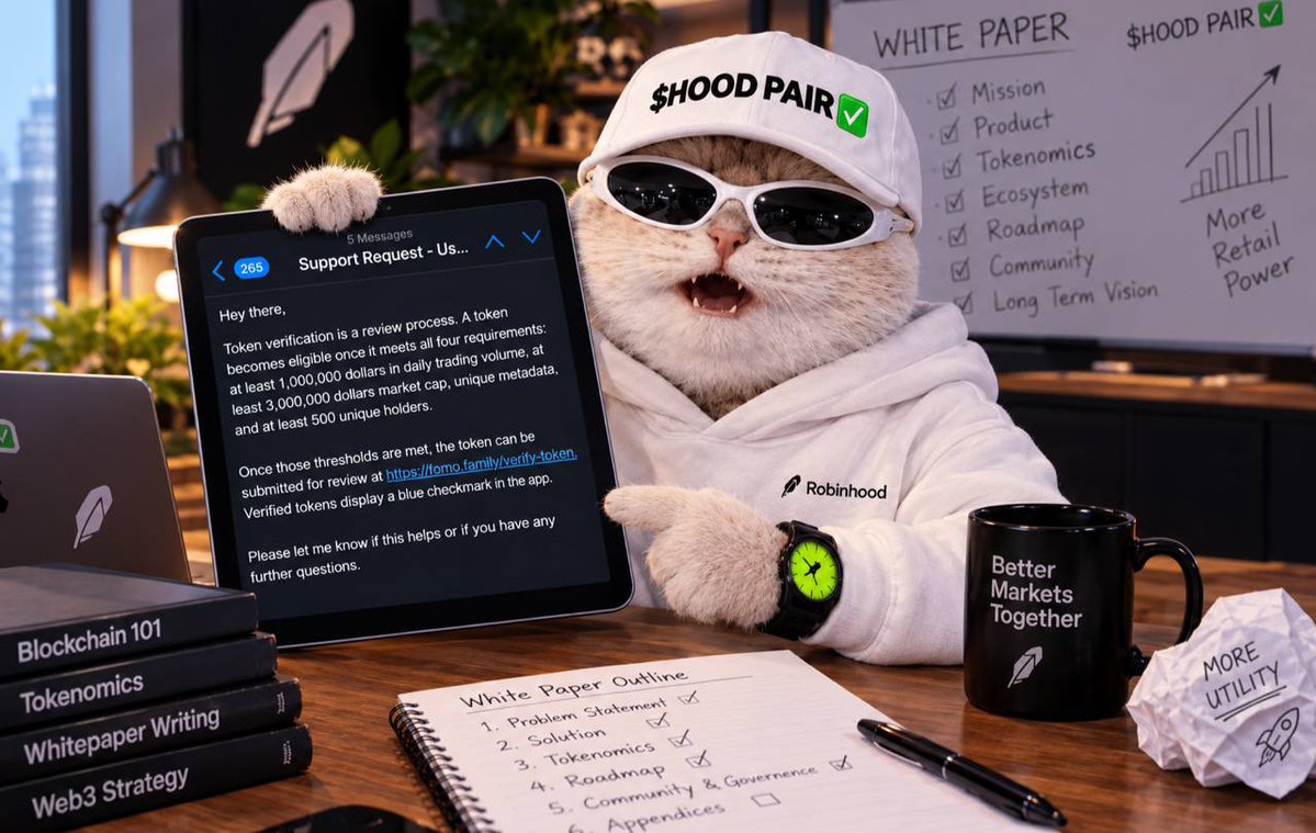 VraxToken's tweet photo. We have filled a @fomo application. We meet the volume requirements already.

Next step is 3,000,000$ market cap - the blue badge will be auto activated.

Can we get there quickly? 👀 🐱 https://t.co/OgNqGzuC9b