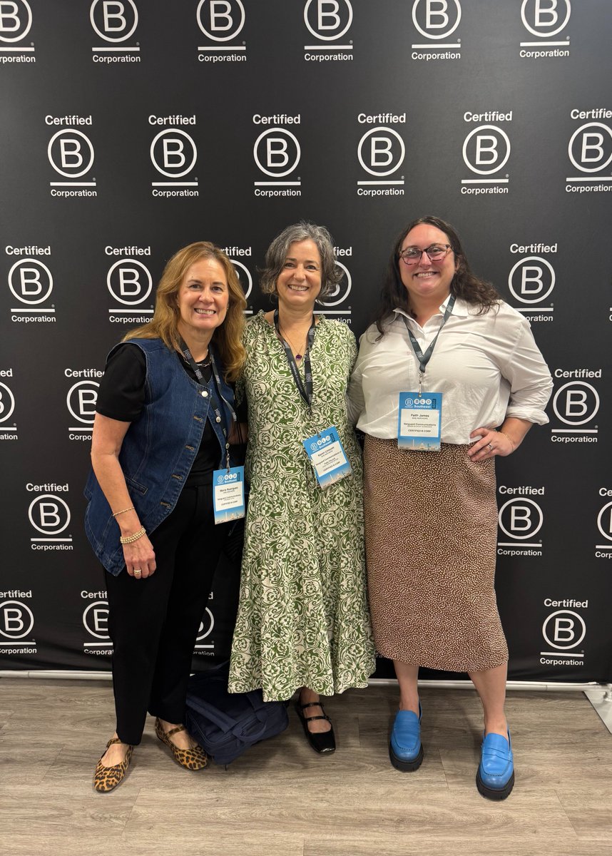 VanComm's tweet photo. Earlier this month, Vanguard attended our first B Corporation™ conference, BLD Southeast! We connected with companies doing business for good, joined sessions focused on creating lasting impact and heard words of encouragement from U.S. Reps. Houlahan and Raskin. https://t.co/YJ3voHe130