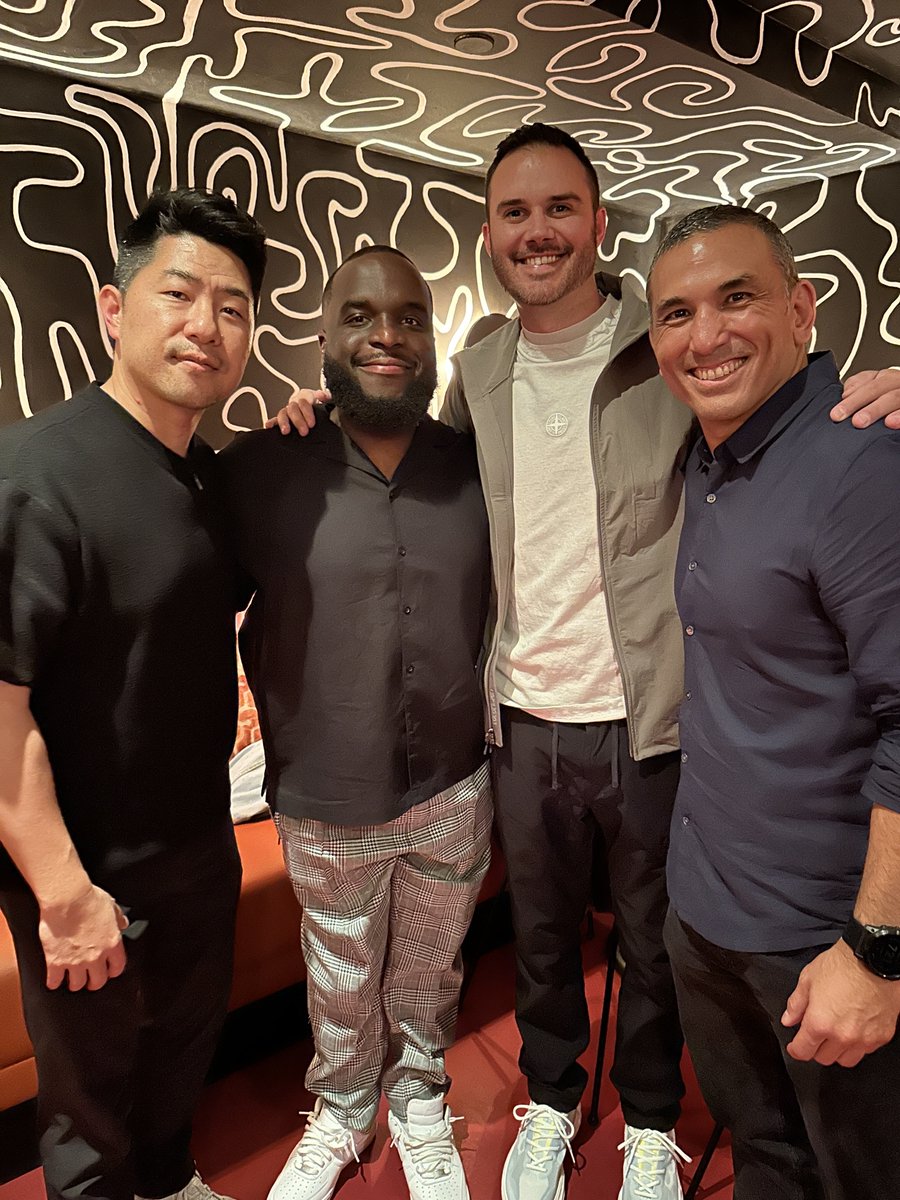 j_buzzi's tweet photo. Gary has been a big inspiration to me for the last 10+ years. I’ve been fortunate enough to spend a few hours with @garyvee over the last couple of years. 

—> VeeCon 3 after an entire day of meet-and-greets and constant busy-ness, Gary stopped by a dinner I was at (which was 30 mins away from the conference). Simply just to show up and support the group I was there with. This was at like 9pm after what was surely one of Gary’s busiest days.

If you a part of his ecosystem you know the kind of human he actually is. He operates at a different level, communicates in a way that leads to action, and most importantly, cares about who he’s talking to, whether he’s known you 5 minutes or 5 years. 

—> the Knicks had a huge playoff game a few years ago and he still made the time to come hang at dinner in NY even though it meant potentially missing some of the game. 

Gary has unknowingly facilitated so many connections for me behind-the-scenes and created so much positive momentum in my life and in my business that much of how I operate is owed to him. 

What he’s building with @veefriends is freaking awesome. Speaking from experience, once you find your community of like-minded people, doors just seem to open up more. And then once you double down on positivity, the opportunities just multiply. 

For some people, yeah, it’s a “flip”. For some people, yeah, it’s an investment. But when you can see the vision and understand the person that Gary actually IS…. mannnnnn… don’t doubt his character or his execution for a second. He’s a winner. VeeFriends is going to be special - it already is. I’ve been to meetups and made literal friends because of it. 

Gary - thanks for all the great work you do man. Digitally giving you your flowers. 💐 🤝