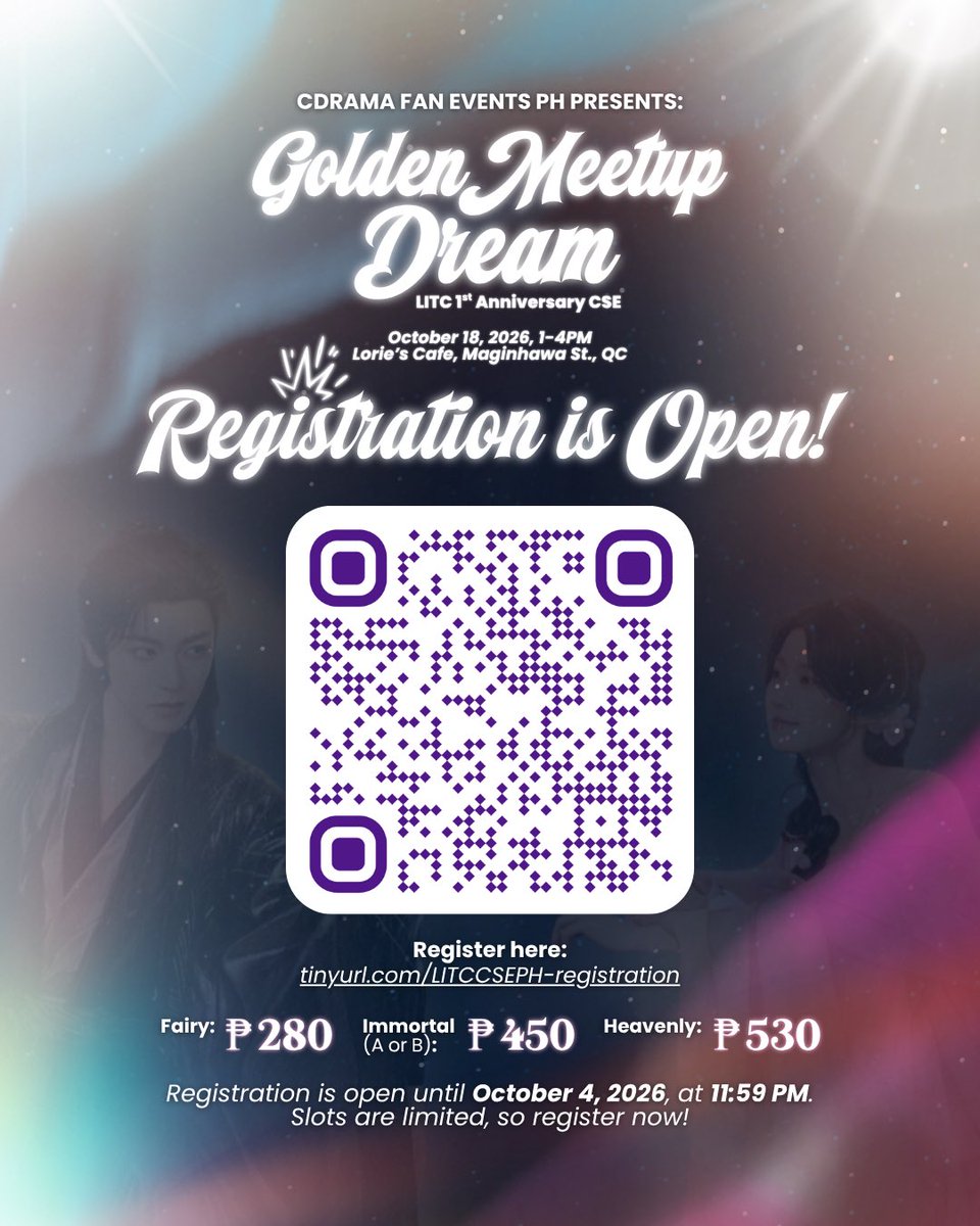 cdramaevents_ph's tweet photo. You can choose 3 tiers for our fan kits when you register: FAIRY (basic), IMMORTAL (premium with 2 options), or HEAVENLY KIT (all fan merch included)! π
π: https://t.co/da1pjOhc4q
#GoldenMeetUpDream
#LITCCSEPH #LoveInTheClouds https://t.co/foi0dYyj7j