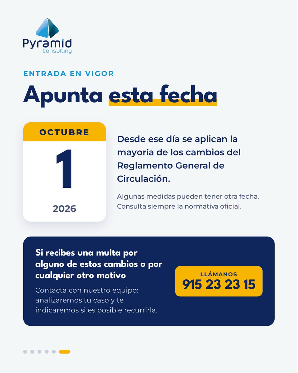PyramidMultas's tweet photo. Te lo resumimos 👇 Si te multan, contáctanos: 📞 915 23 23 15 #DGT #SeguridadVial https://t.co/PwOfzyCDgC
