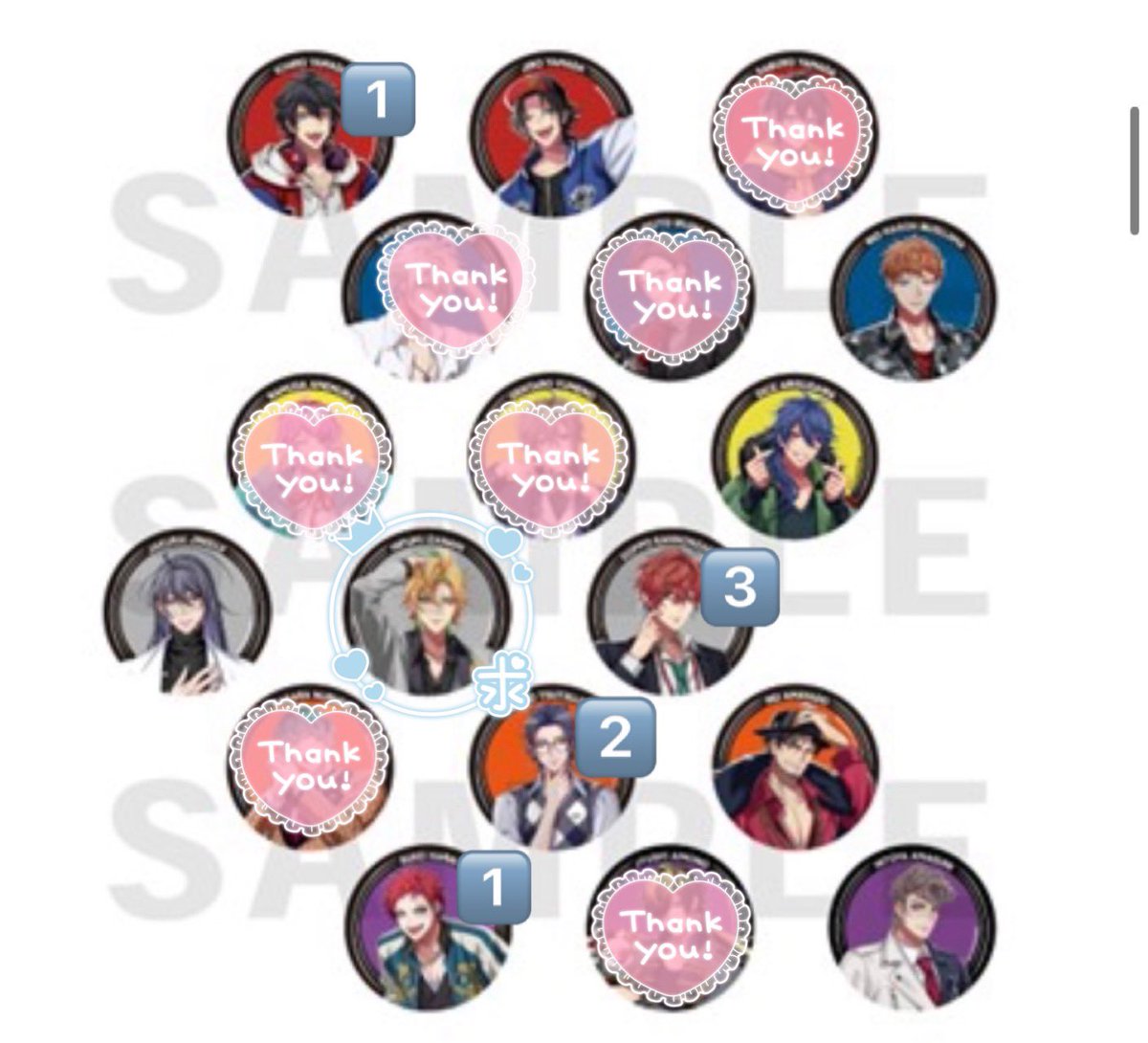 dkvtmn's tweet photo. 【交換】
ヒプノシスマイク　ヒプマイ
12th LIVE MIC AS ONE
Birthday ver. 缶バッジ
求:一二三
譲:一郎、二郎、理鶯、帝統、寂雷、独歩、盧笙、零、空却、獄

4box予約済
数字表記は残数です
表記のないものは4ございます
郵送のみ https://t.co/JxQIDDkAGN