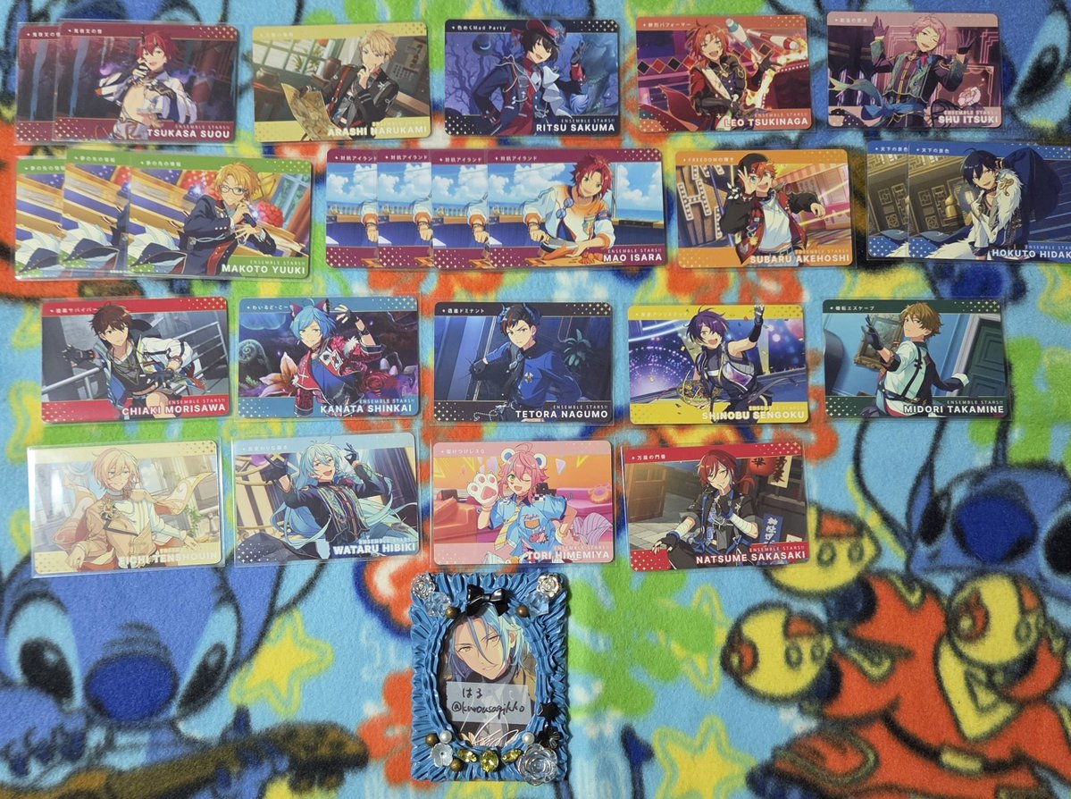 kurousagikko's tweet photo. 【交換/譲渡】あんスタ カードダス

譲)R つむぎ2 宗2 翠 スバル 真緒 維吹  巽 N 司2 嵐 凛月 レオ 宗 真3 真緒4 スバル 北斗 渉 英智 桃李 夏目 千秋 奏汰 鉄虎 忍 翠 凪砂 茨 一彩4 藍良3 マヨイ2 巽2 維吹3 敬人4 紅郎3 カンナ2 ライカ なずな 友也 創  友也 晃牙2 アドニス 3
→ https://t.co/SsTyDgb8nb