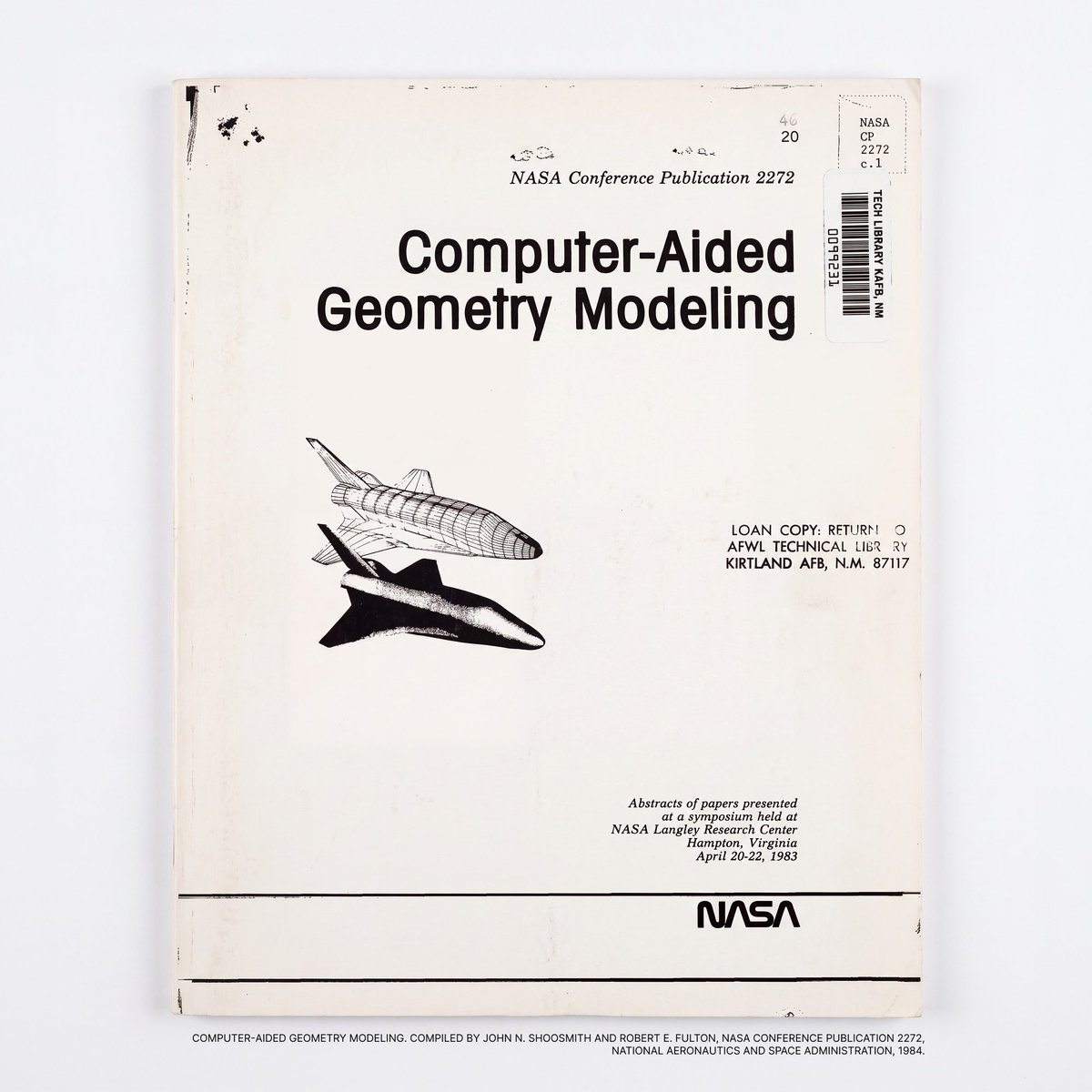 Noahbolanowski's tweet photo. David L. Homan in 1984: "In planning Space Transportation (STS) flights, four major areas lend themselves to computer graphics modeling... To this end, a graphics modeling program has been written for a desktop computer system (the Hewlett-Packard 9845/C)."

Full Paper: https://t.co/3knFcPC3GL