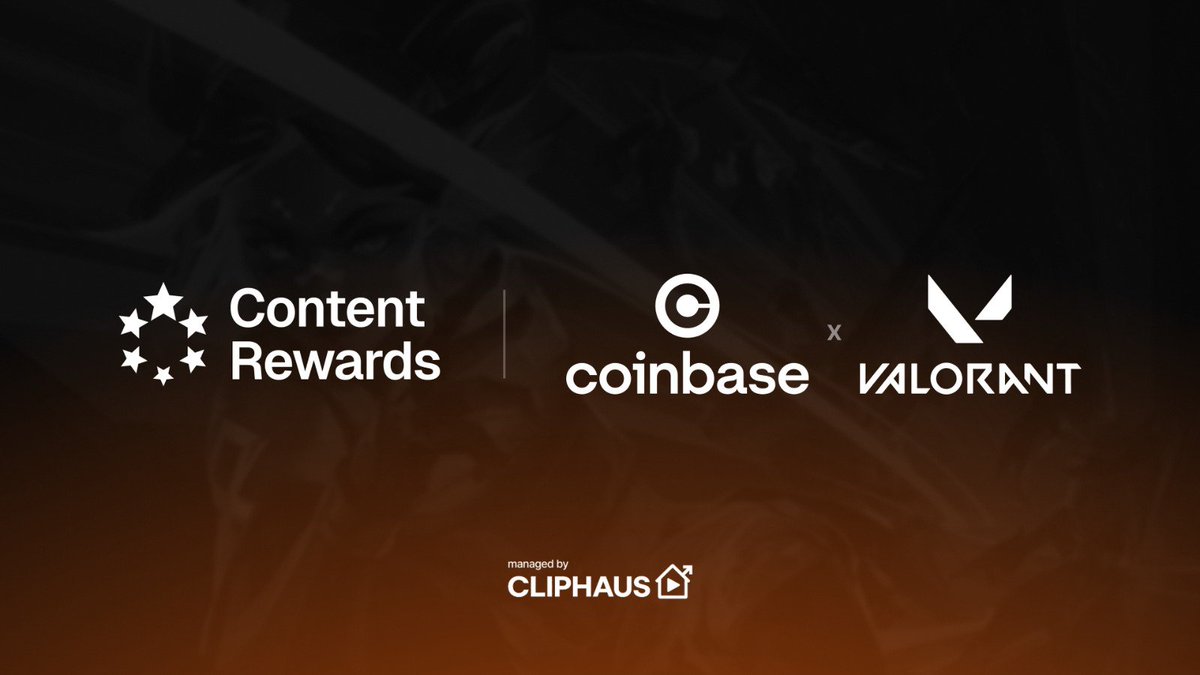 contentrewards's tweet photo. Get paid to clip Coinbase’s VALORANT tournament.

Live on Content Rewards. https://t.co/eVkbD9xUaH