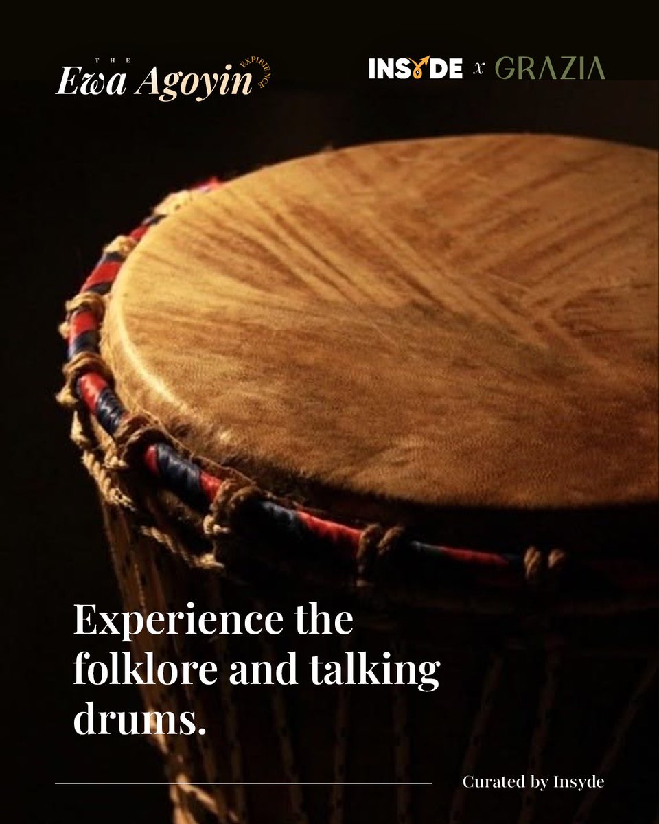 goinsyde's tweet photo. Ewa Agoyin is more than a plate. It’s a Lagos story.

On Friday, 23 October, INSYDE × GRAZIA brings that story to the table with The Ewa Agoyin Experience.

We’re bringing together rich folklore, live talking drums, and timeless vinyl tracks for an unforgettable evening https://t.co/ltWMQwJtjB