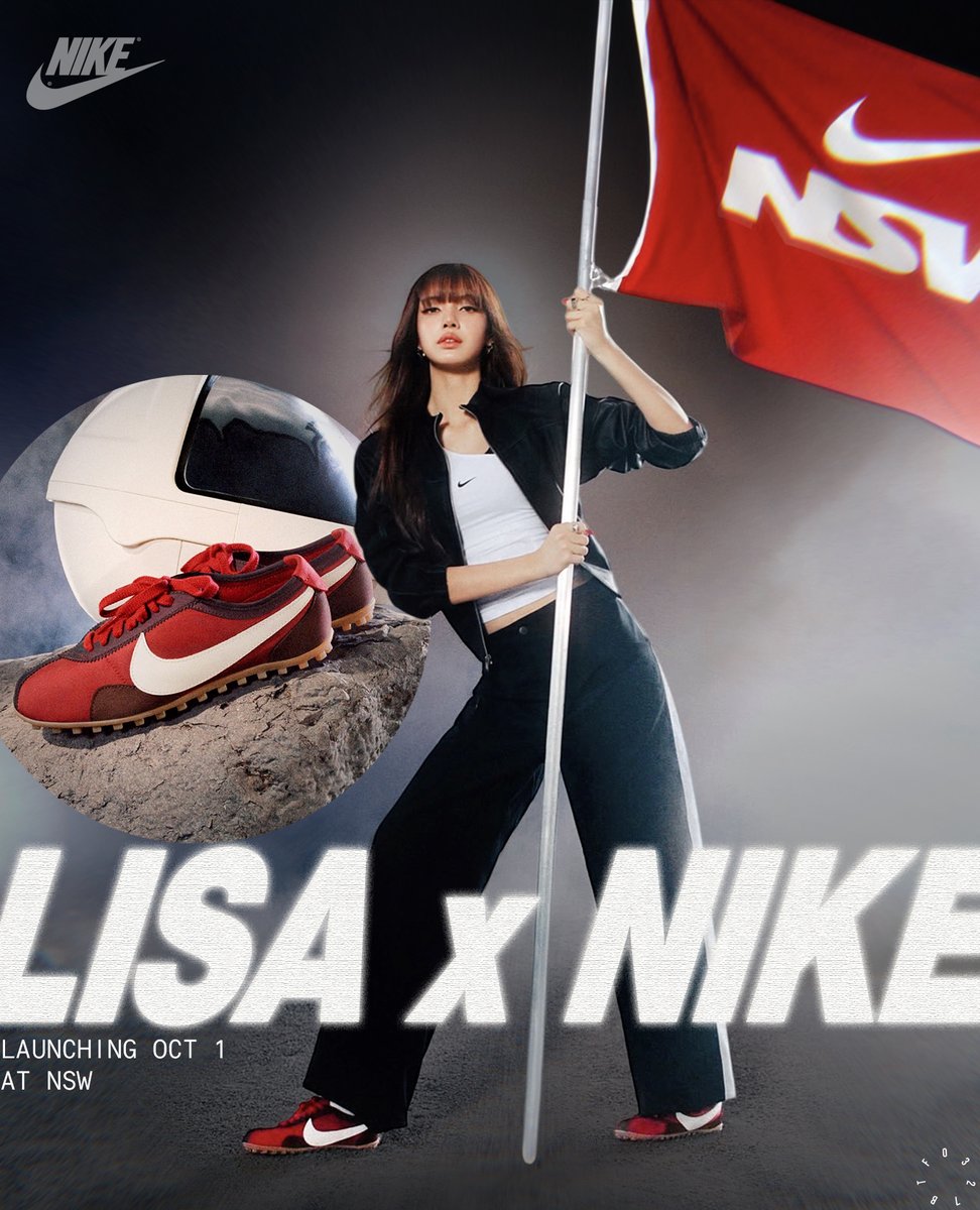 btf0327's tweet photo. LISA x Nike https://t.co/XubhaobOH2