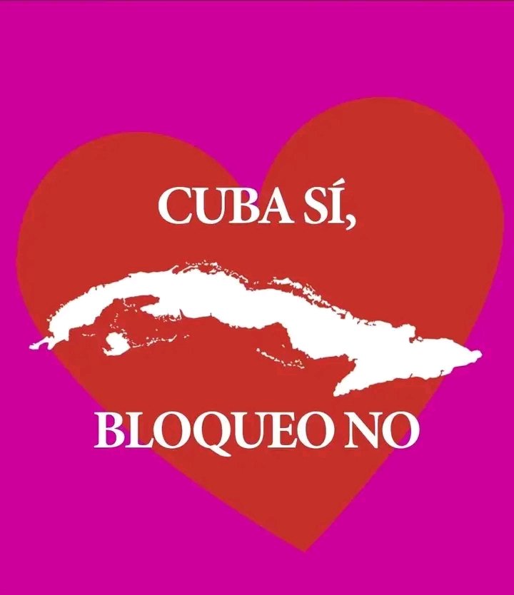 IvettBacallao's tweet photo. Momento de alzar la voz y exigir el fin del bloqueo económico, comercial y financiero que afecta al pueblo cubano desde hace décadas. Este bloqueo no solo limita el desarrollo y el bienestar de Cuba, sino que también viola los derechos humanos fundamentales. https://t.co/q1A6mI4WlF