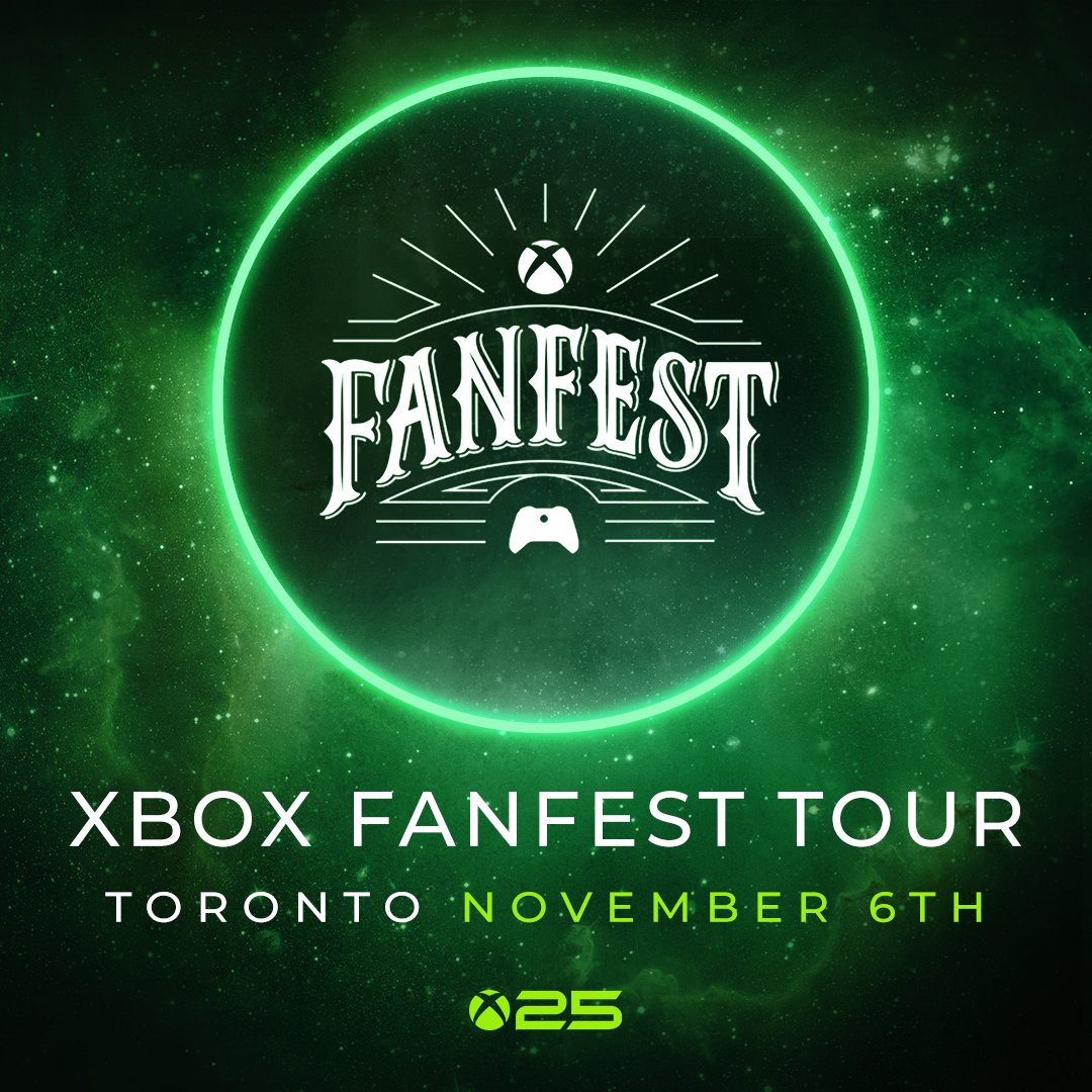 XboxCanada's tweet photo. XBOX FanFest Toronto #Sweepstakes are now OPEN! 

Enter HERE for your chance to win a ticket for you and a guest to FanFest Toronto on November 6th: https://t.co/koNZekiNNN 

Get ready for an epic night celebrating all things XBOX with the biggest fans across Canada. 

Full Rules and Regs here: https://t.co/MQ8DivD4jN