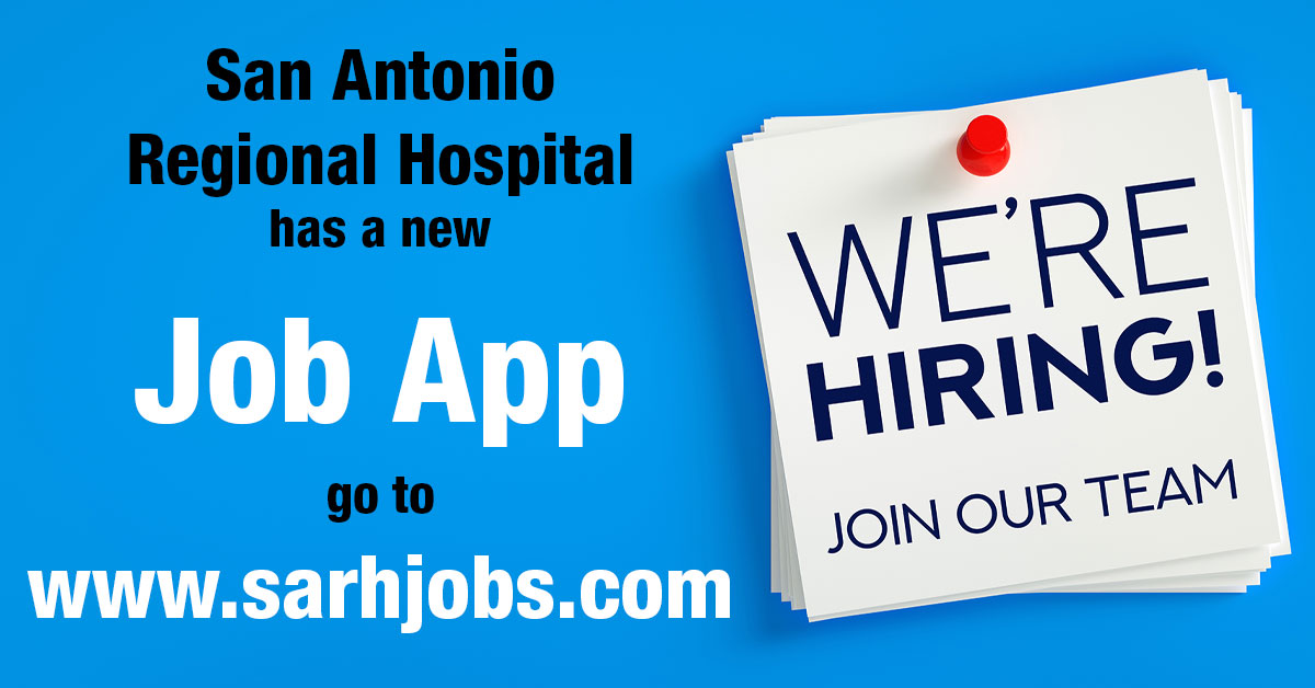 SanAntonioHosp's tweet photo. No app store. No paperwork pile. Just open hospital jobs, on your phone, right now.

Start here → 

SARH's new mobile job app: search &amp; apply in seconds. Nursing + non-clinical roles, FT &amp; PT, competitive pay, full benefits.
#HereForLife #NowHiring https://t.co/pQuwW2lnoi
