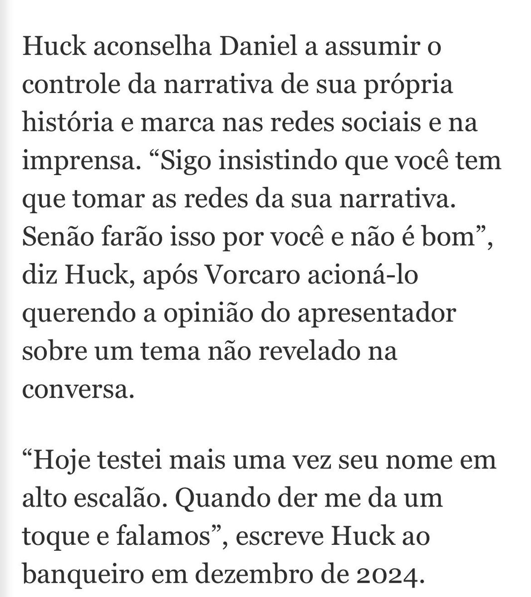 _dilmadebochada's tweet photo. Alguns trechos da matéria da amizade de Luciano huck e Vorcaro, ele levou o banqueiro para dentro da Globo ganho uma comissão gordona, vorcaro chegou até o alto escalão com donos da emissora. Aos poucos tudo vai se encaixando, imaginar que isso deve ser só a ponta do iceberg. https://t.co/4oT0Rdzq3l