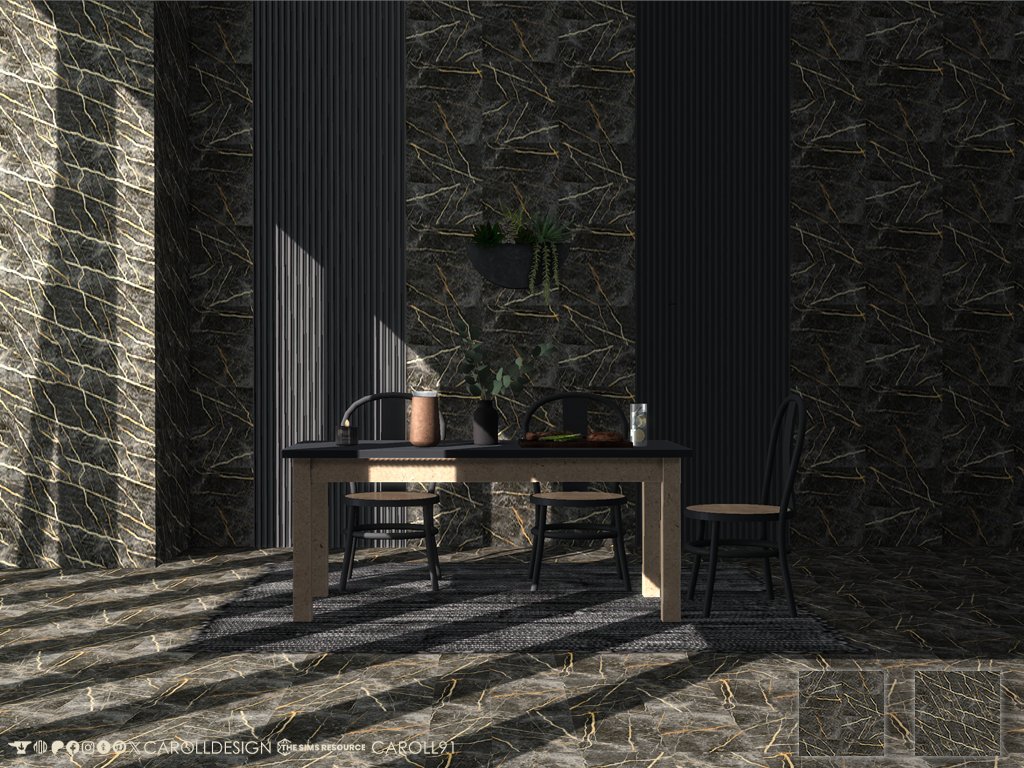 CarollDesign's tweet photo. Marmo Nero Build set 🖤

Download it here ⤵️

➡️ Wall: https://t.co/yrHYvLCi2S
➡️ Floor: https://t.co/f4W8KqXR45

#TheSims4 #TheSims #Sims https://t.co/kl5pgbaEdW