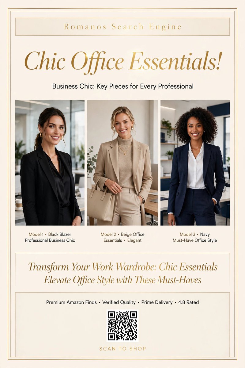 RomanosNiche's tweet photo. Discover Romanos's favorite business wear that elevates your office style effortlessly. Perfect for any professional setting!
https://t.co/ax0c7agNH9
#WorkWear #AmazonMustHaves #Stylish #BusinessChic #FashionInspiration #ad https://t.co/EW6z1ktwEb