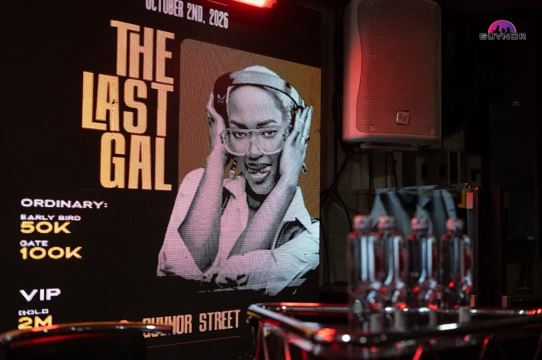 Rashidah45's tweet photo. The stage is set, the word is out. THE LAST GAL is officially happening  October 2nd, 2026 at Guvnor Street!

🎟️ Get your tickets:
Dial 2524# or visit https://t.co/DLTraIoU7u

See you on the street! 🕺💃
#TheLastGalAtGuvnor https://t.co/IrH3ttDv8O