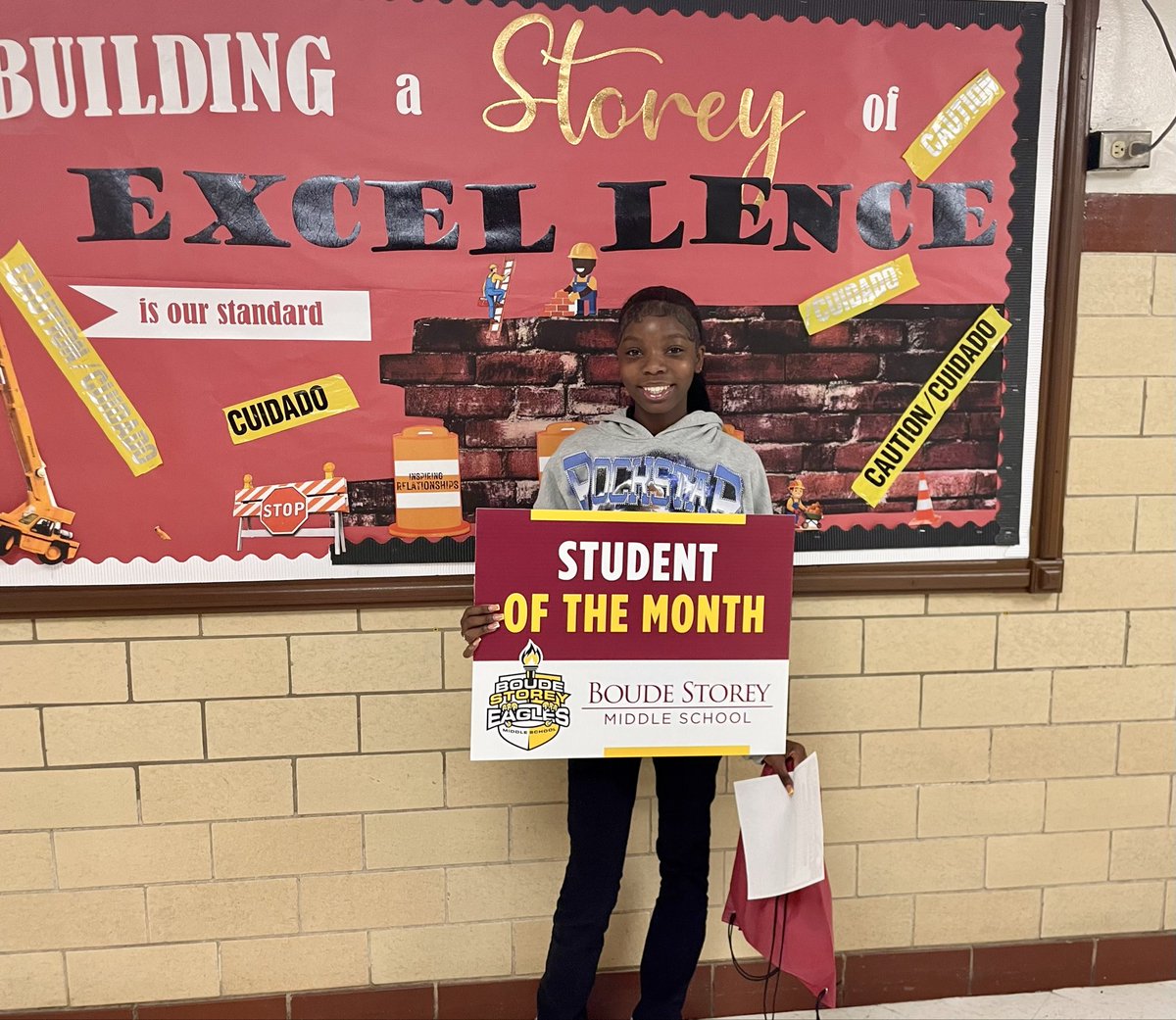 BStoreyMS's tweet photo. Congratulations to our Eagle Scholars of the Month, our Eagle teacher of the month, Mrs. Thomas-Mitchell and our Eagle Support Staff of the Month, Ms. Kimbrough.
#BuildingaStoreyofExcellence🦅 https://t.co/wjkXzcpctv