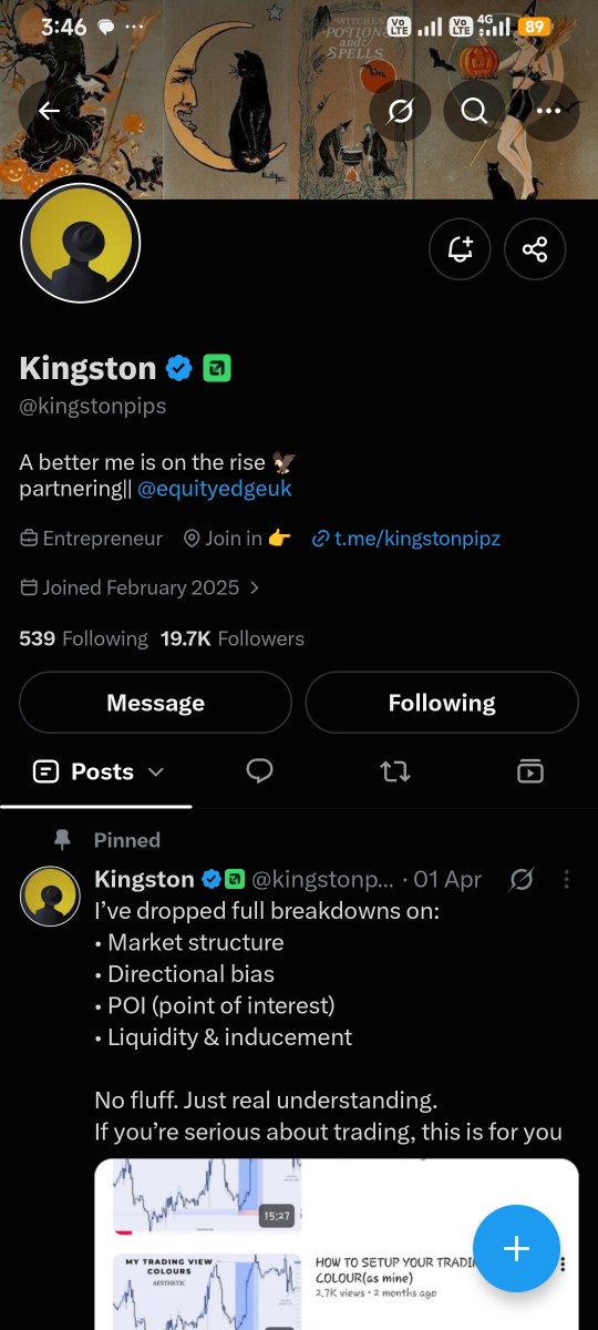 JJ0rske's tweet photo. @Danieltrades @berkayglife @EquityEdgeUK @kingstonpips @deartrader__ All task have been completed 

April 6 th https://t.co/uFCFHI1wYE