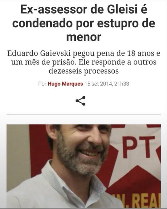 Luccas1964's tweet photo. PÁTRIA E ORGIA

PROTEJAM AS CRIANÇAS  

DIA 4 É FORA LULA

#ForaLulaLadrão https://t.co/nQiBmMIbc4