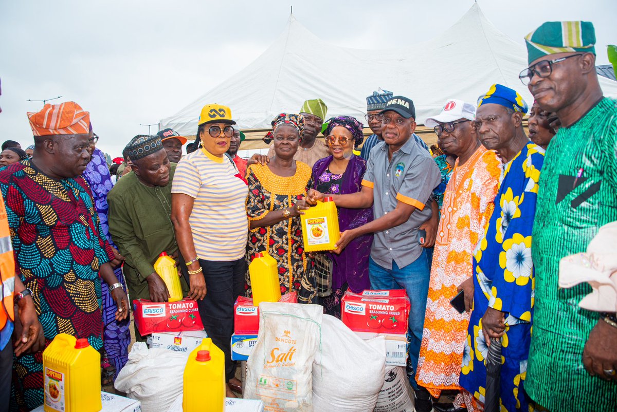 KafilatOgbara's tweet photo. In times of difficulty, leadership is measured by our willingness to stand with our communities and turn concern into meaningful action.

The recent flooding and demolition in parts of Kosofe has placed an additional burden on families and communities already navigating significant challenges. It was therefore important to engage the relevant authorities and support an immediate response for those affected.

On Monday, in collaboration with NEMA, relief materials were distributed to households across Agboyi-Ketu, Ikosi-Isheri and Kosofe. I appreciate NEMA for its response and everyone whose efforts contributed to making this intervention possible.

Relief is essential in moments of crisis, but our responsibility does not end there. We must continue to strengthen resilience, improve preparedness and advocate for sustainable solutions that protect communities in the long term.

These photographs capture more than a distribution exercise. They reflect the importance of partnership, compassion and responsive representation when our people need support.

 Our communities remain at the centre of this work.
The commitment continues.